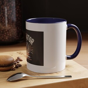 Respiratory Therapist Mug, Fueled by Caffeine, Lungs Design (11oz White Mug) image 11