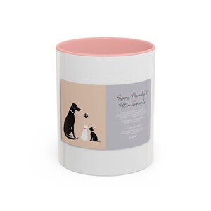 11oz White Mug, Hyper-Personalized Pet Memorials, Minimalism Style Pet Portrait image 13