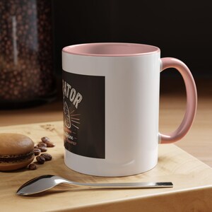 Respiratory Therapist Mug, Fueled by Caffeine, Lungs Design (11oz White Mug) image 17