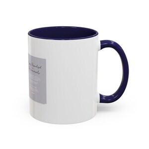 11oz White Mug, Hyper-Personalized Pet Memorials, Minimalism Style Pet Portrait image 8