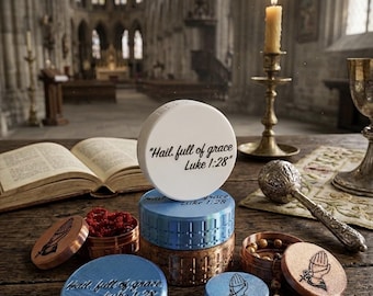 Fully Customizable Rosary holder case (2 sizes)