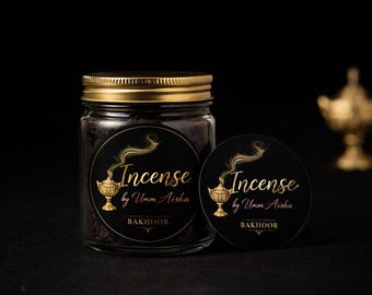 Incienso Rose Bakhoor: Aroma floral femenino, fragancia de lujo para el hogar elaborada artesanalmente.