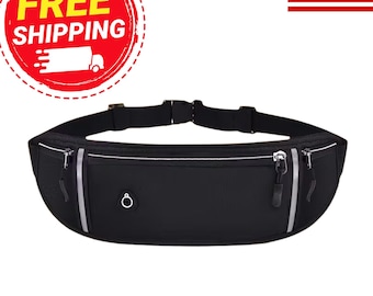Slim Running Belt, Water Resistant Phone Waist Pack for Men & Women