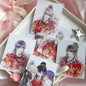 LADS Hanfu Photocard Set 3 Inch - All 5 Love Interests - Ita Bag Decor