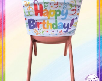 Happy Birthday Chair Cover