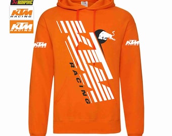 Sweat à capuche réplique KTM RACING, sport automobile, motocross, enduro, imprimés moto, unisexe, cadeau, coton, autocollants gratuits