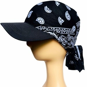 Corduroy Brim Bandana – Handmade Cotton Summer Festival Hat (One Size)