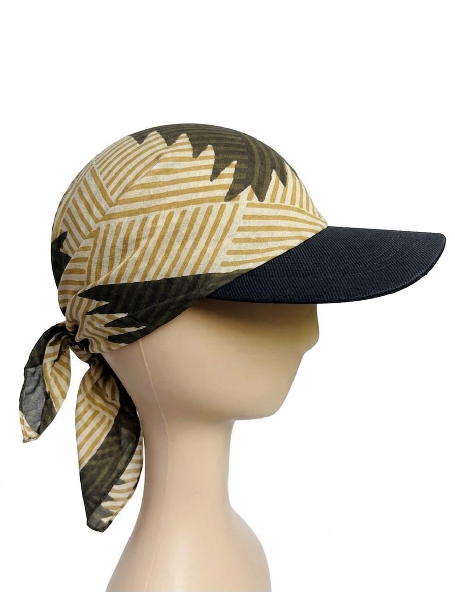 Bandana Hat With Brim - Etsy