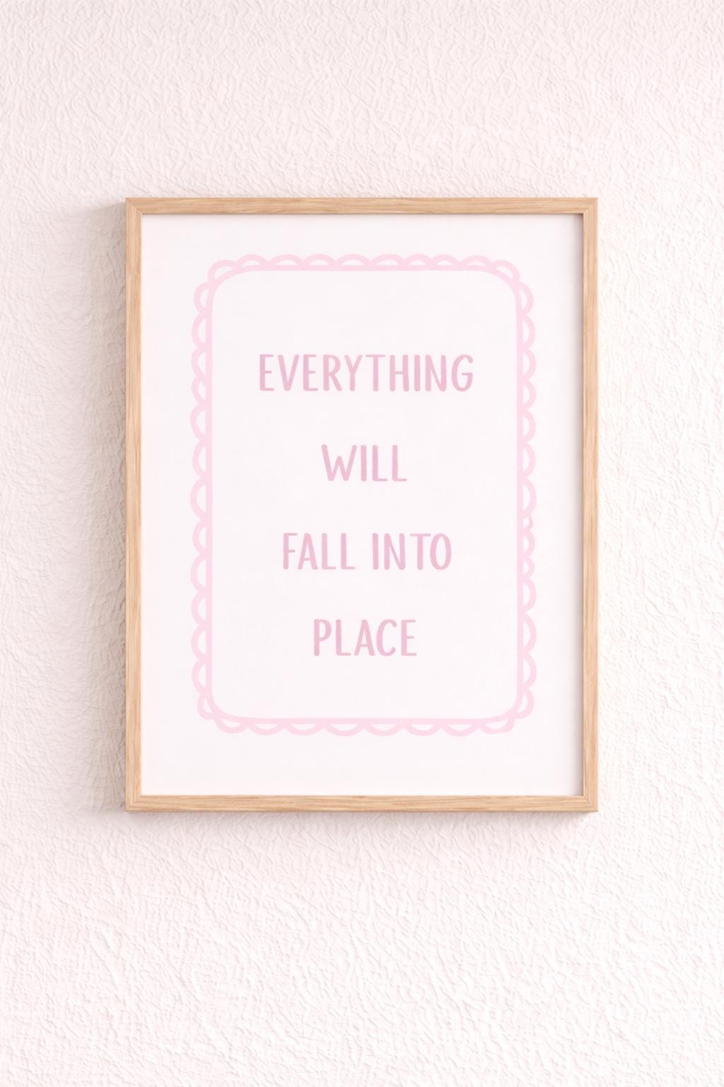 Set of 3 Pink Wall Art Prints | Printable Wall Art | 11x14 Poster Set ...