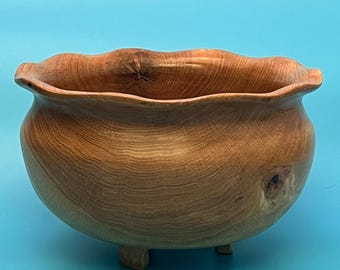 Large Farm Oak Style Bowl