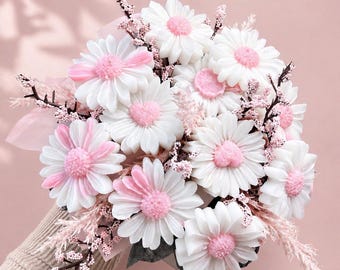 Bouquet floral artisanal parfumé | Décoration florale élégante | Cadeau fait main