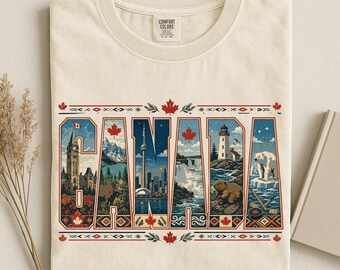 Canada World Soccer Cup T-Shirt, Canadian Football Team T shirt, Comfort Colors®
