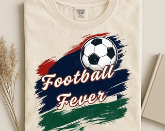 Football Fever T shirt, World Soccer Ball  Tee | Sports Fan Tee, Football Fan, Comfort Colors®