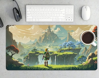 Link Hyrule Landscape Epic Scene