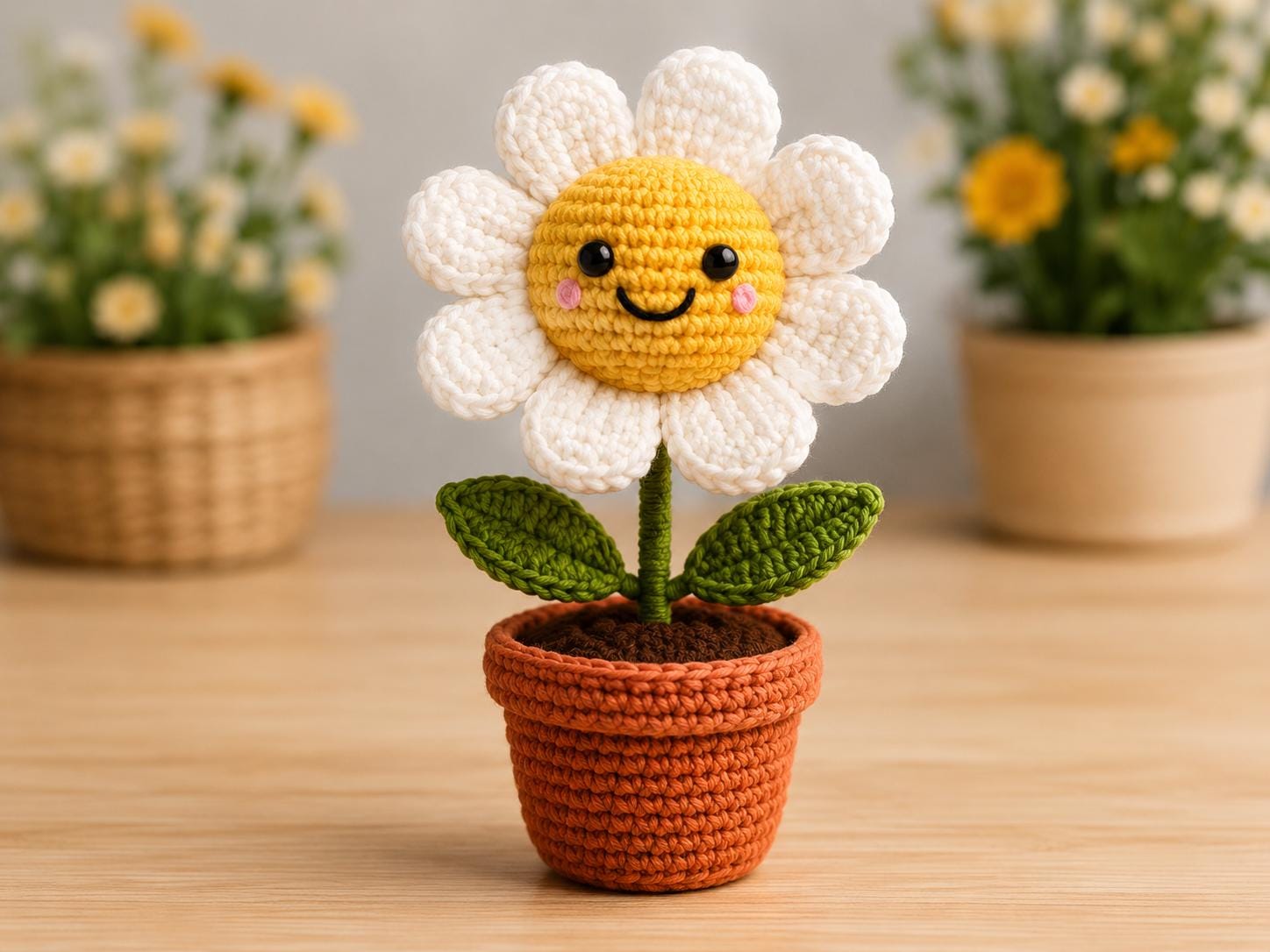 Emotional Support Flower Crochet Pattern