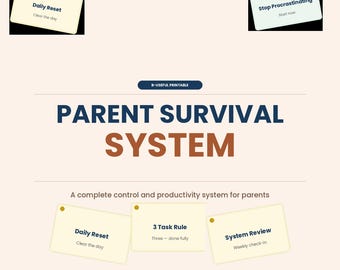 Parent Routines | Family Organisation & Planner | FAMILY | Printable cards