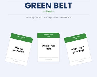 Thinking Skills for children | The Thinking Dojo | Plan | Printable Cards | Ages 7-13