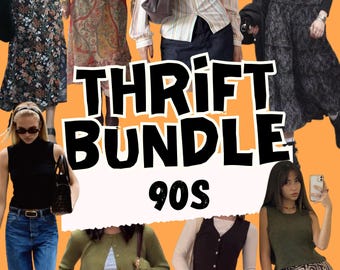 90s Thrift Bundle | Pinterest Outfit Mystery Box | Vintage Personalized Clothing Bundle