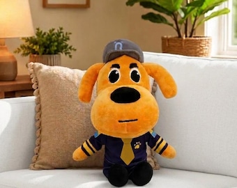 Sheriff Dog Plush Toy | Kawaii Police Dog Stuffed Animal for Kids
