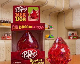 Dr Pepper Nee Doh Dream Drop Squishy | Sensory Stress Ball, Fidget Toy