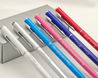Personalisierter Kugelschreiber mit Gravur - Eine dankbare Hommage an den Tag der Lehrer, exklusives Geschenk, Büro- und Lernstoff
