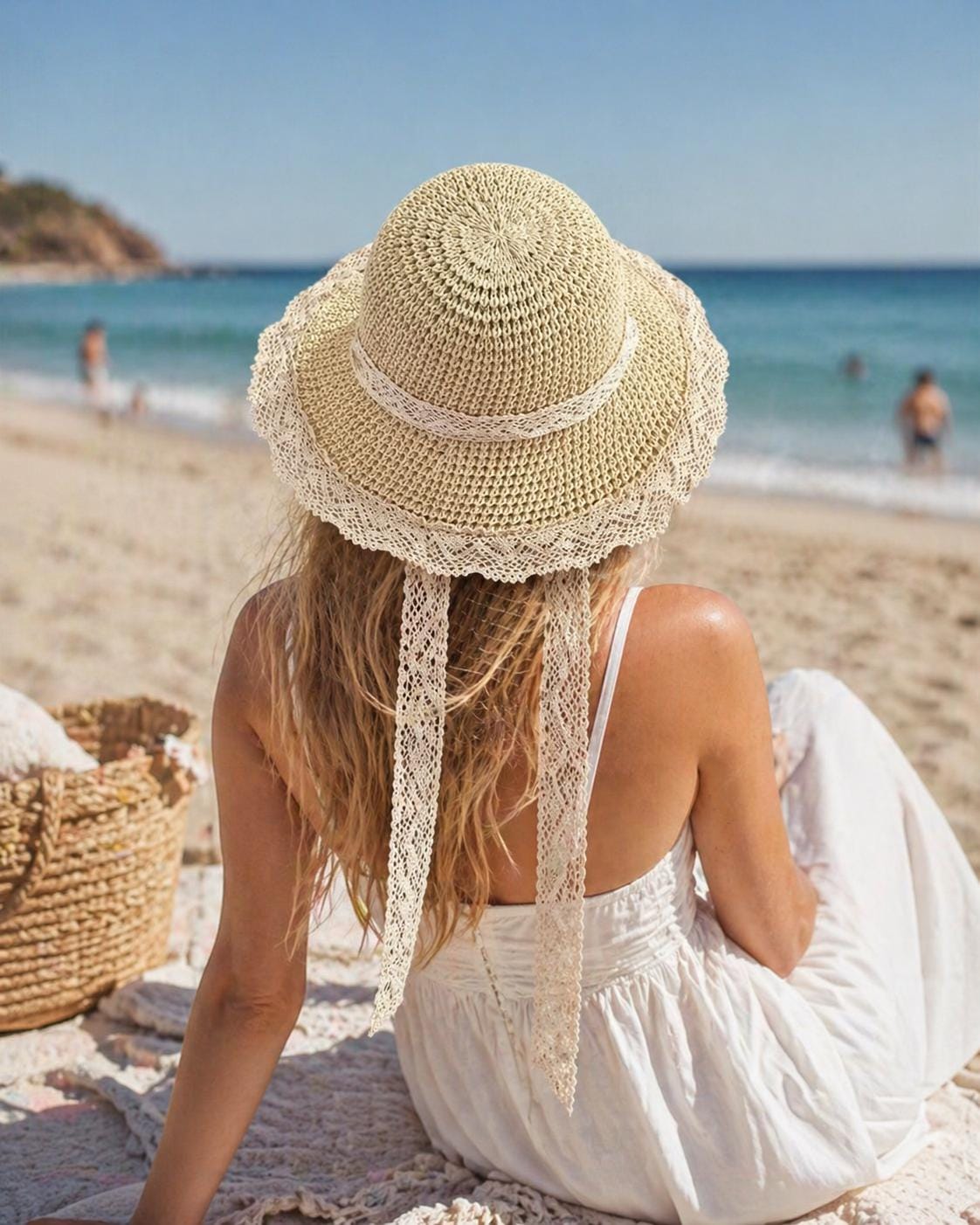 Cottagecore Straw Hat - Etsy display picture 3