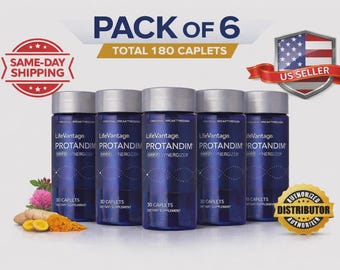 LifeVantage Protandim NRF2 Synergizer 180 Caplets Pack of 6 | Wellness Supplement