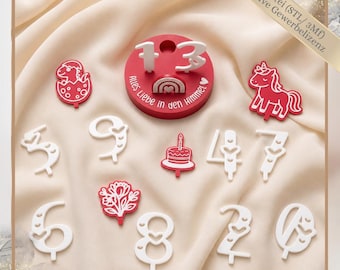 3D Druck Datei Geburtstagsteller Sternenkind | Digitale Datei inkl. Gewerbelizenz | 3mf Datei