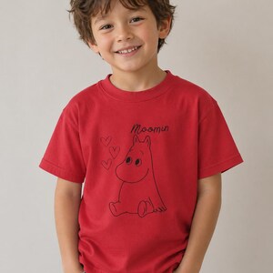 Moomin Characters T-Shirt | Cute Scandinavian Cartoon Tee