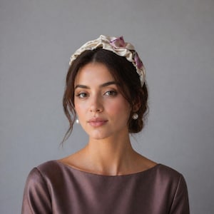 Fascia per capelli rivestita in seta – Taglia unica