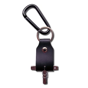 Drum Key Holder Keychain with Clip – Drum Tuning Tool for Drummers