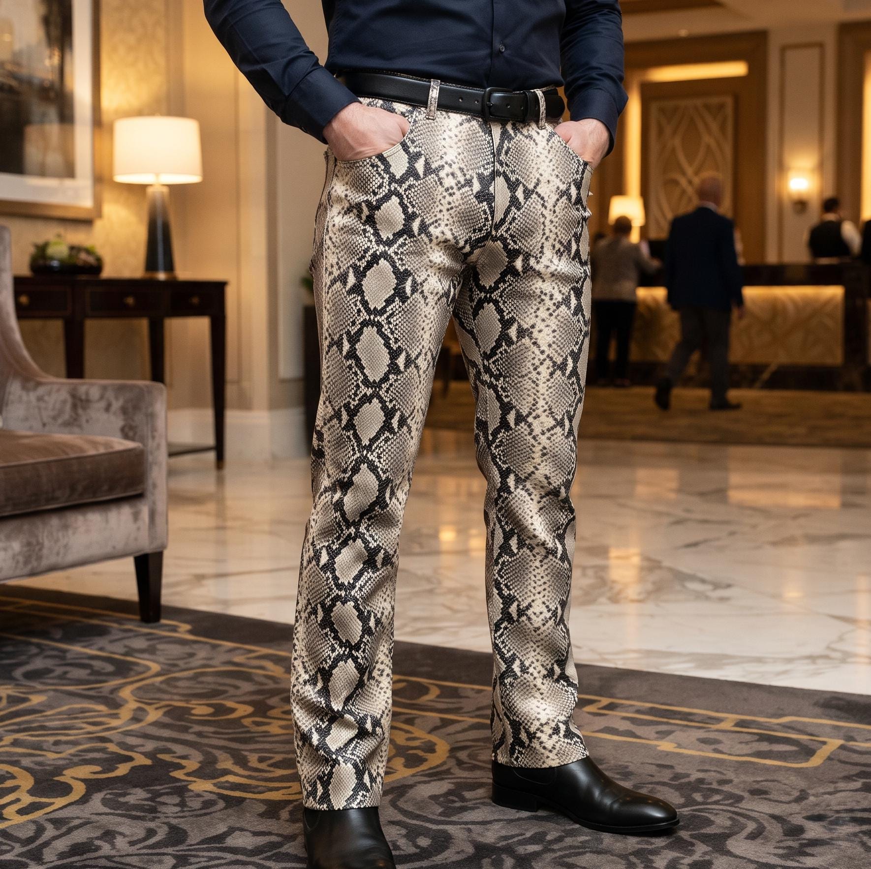 Genuine Python Pants - Etsy
