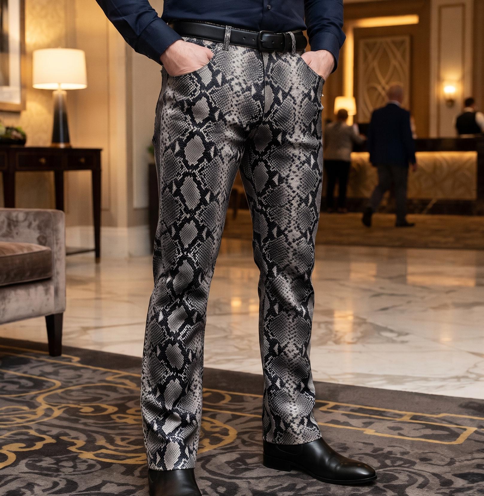 Genuine Python Pants - Etsy