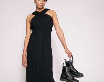 Osaka krouaze neck dress
