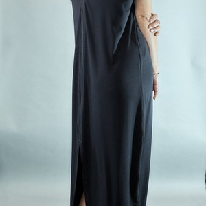 Osaka Black dress with zipper in the back zdjęcie 4