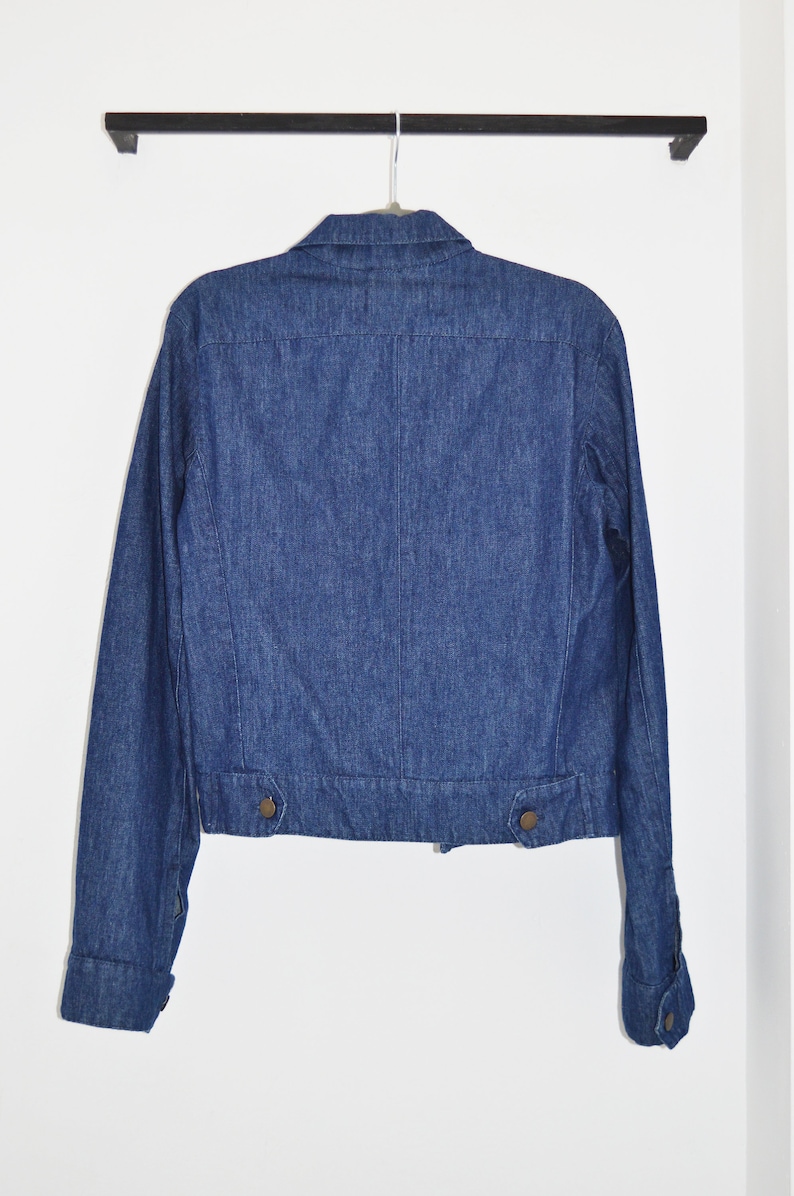 denim perfecto jacket image 4