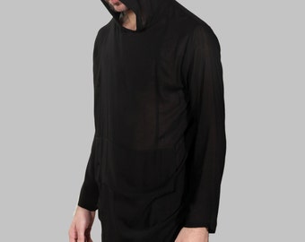 Darkvader-HPST Long line Hoodie T-Shirt