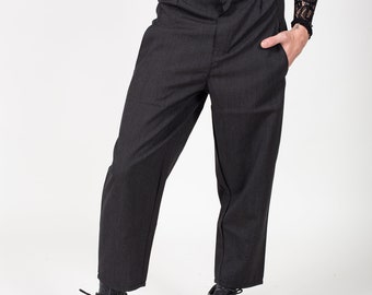 Crop baggy wxy8 trousers