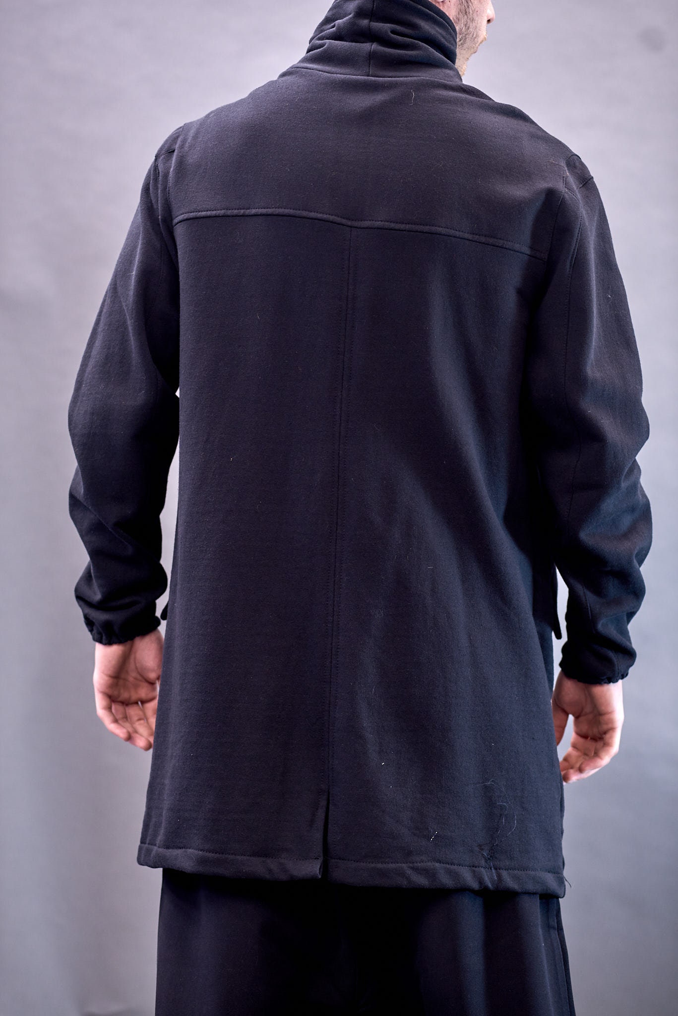 Darkvader Crossed Sweatshirt With Zipper and Buttons - Etsy