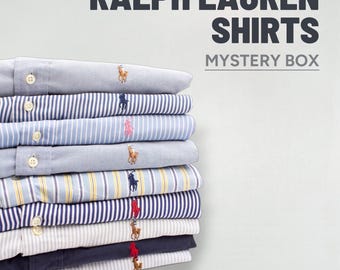 Vintage Ralph Lauren Mystery Button-Down Shirt | Authentic Pre-Owned Polo RL Oxford