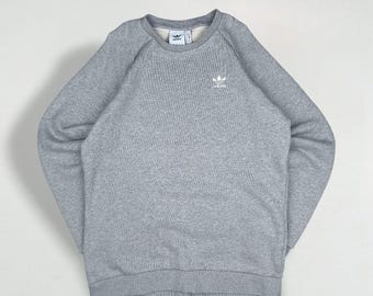 Adidas Trefoil Sweatshirt Grey Crewneck | Casual Sportswear