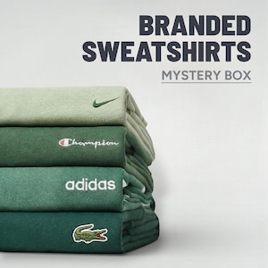 Coffret mystère vêtements de sport vintage | Sweat à capuche Lacoste, Nike, Adidas, Champion, Carhartt