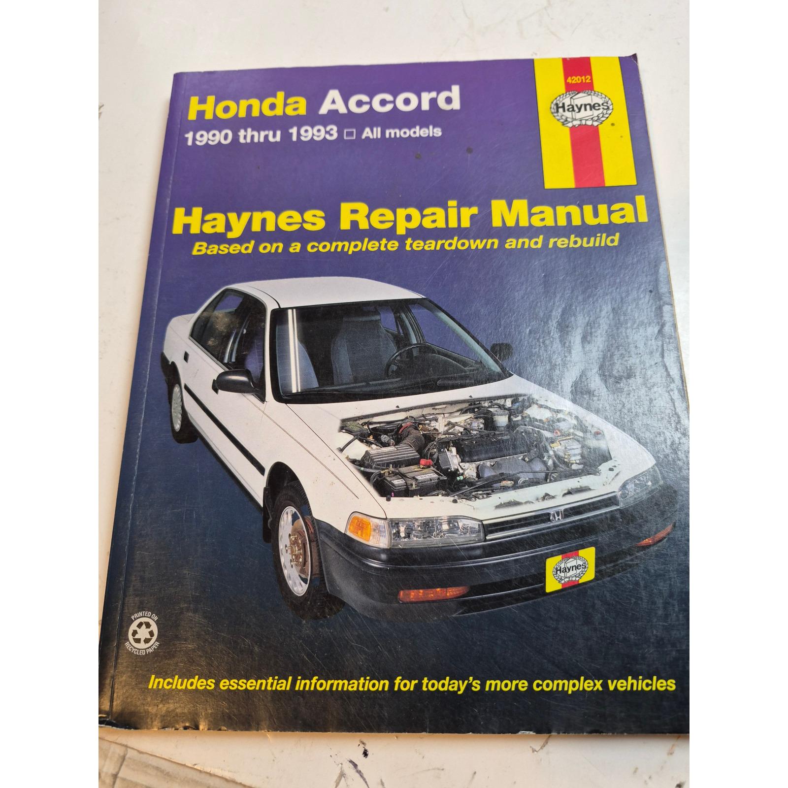 Honda Accord Service Manual - Etsy