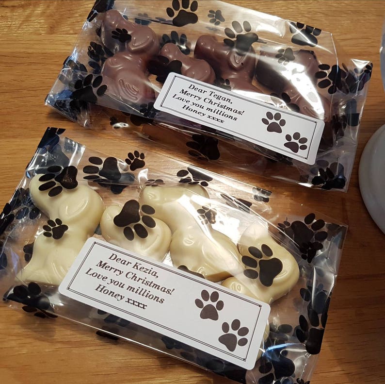 Dog Shaped Chocolates Etsy