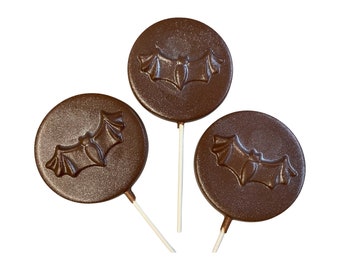 Bat Chocolate Lollipops