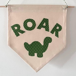 Dinosaur Pennant Flag