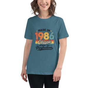 1986 Retro Birthday Sweatshirt – Vintage 40th Birthday Gift – Unisex T-Shirt for Men & Women – Classic 90s Style Party Anniversary Outfit