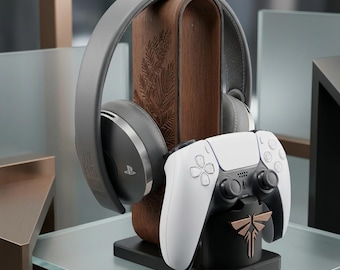 Metal Headset Stand, Zelda Anime Gaming Design, Desktop Holder (PS5, PC)