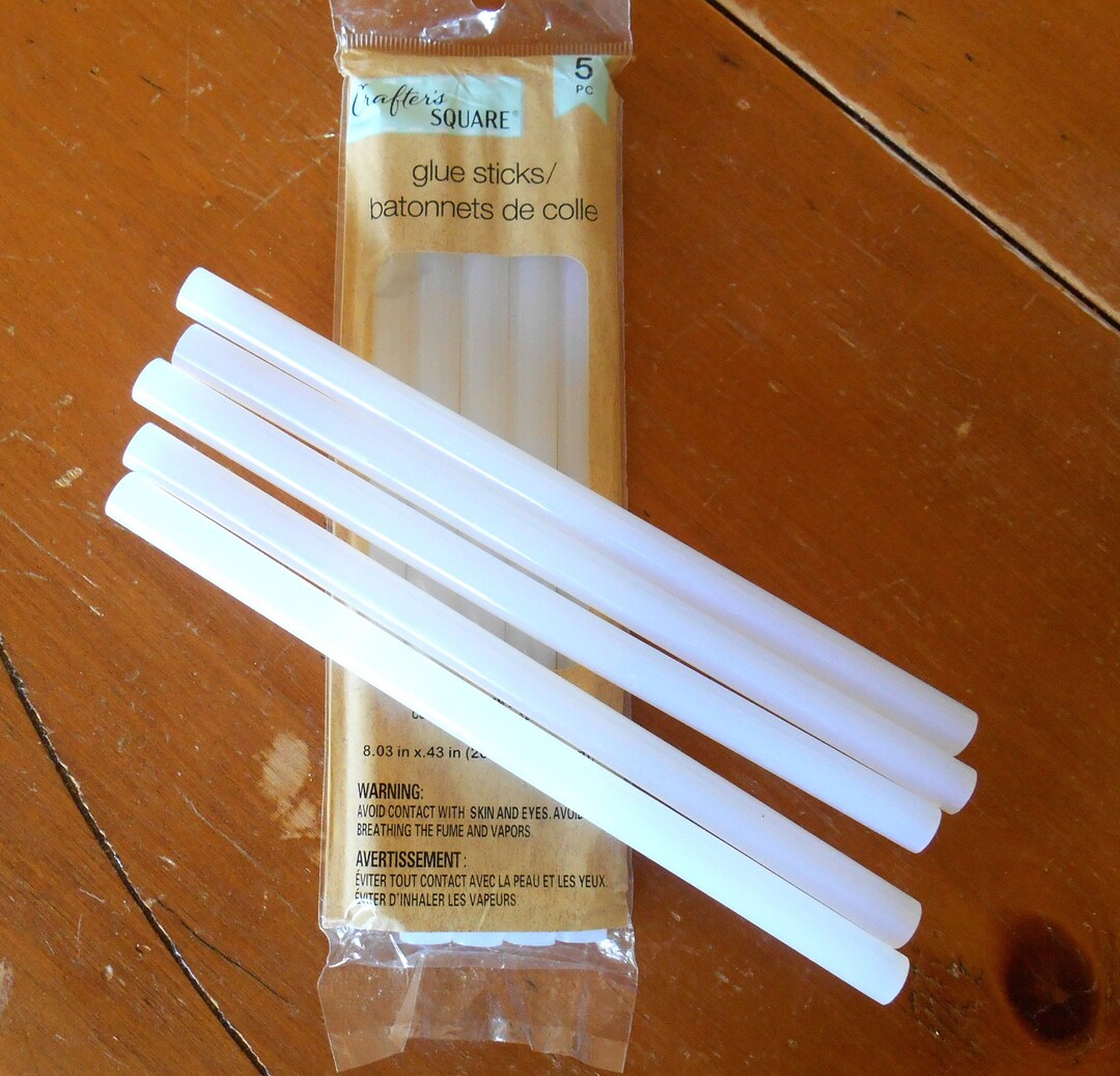 Large Glue Sticks, Set of 10, Crafter's Square, 8.03 Long, .43 Wide