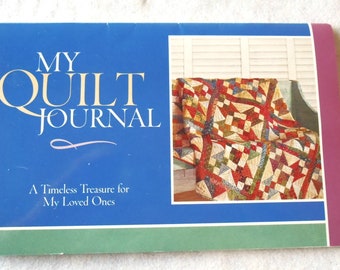 My Quilt Journal, A Journal for Quilts That You Make or Bought, Better Homes & Gardens, American Patchwork And Quilting, Meredith Corp.